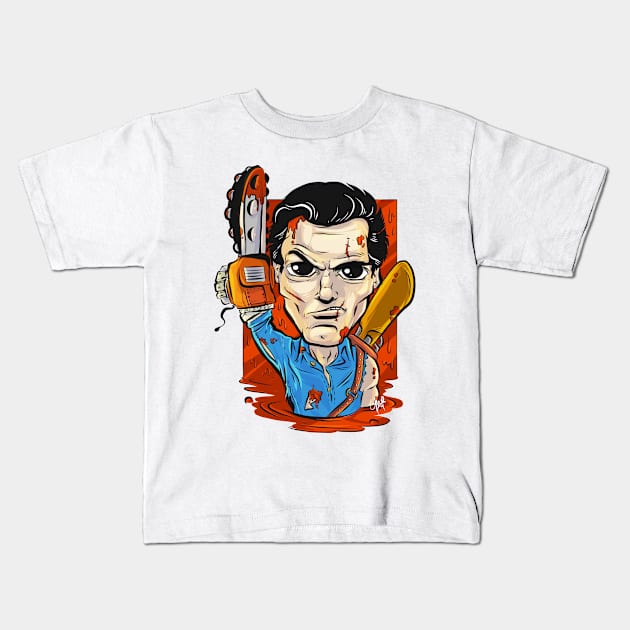 Pop Culture Caricature #22 - Ash Kids T-Shirt by yazgar